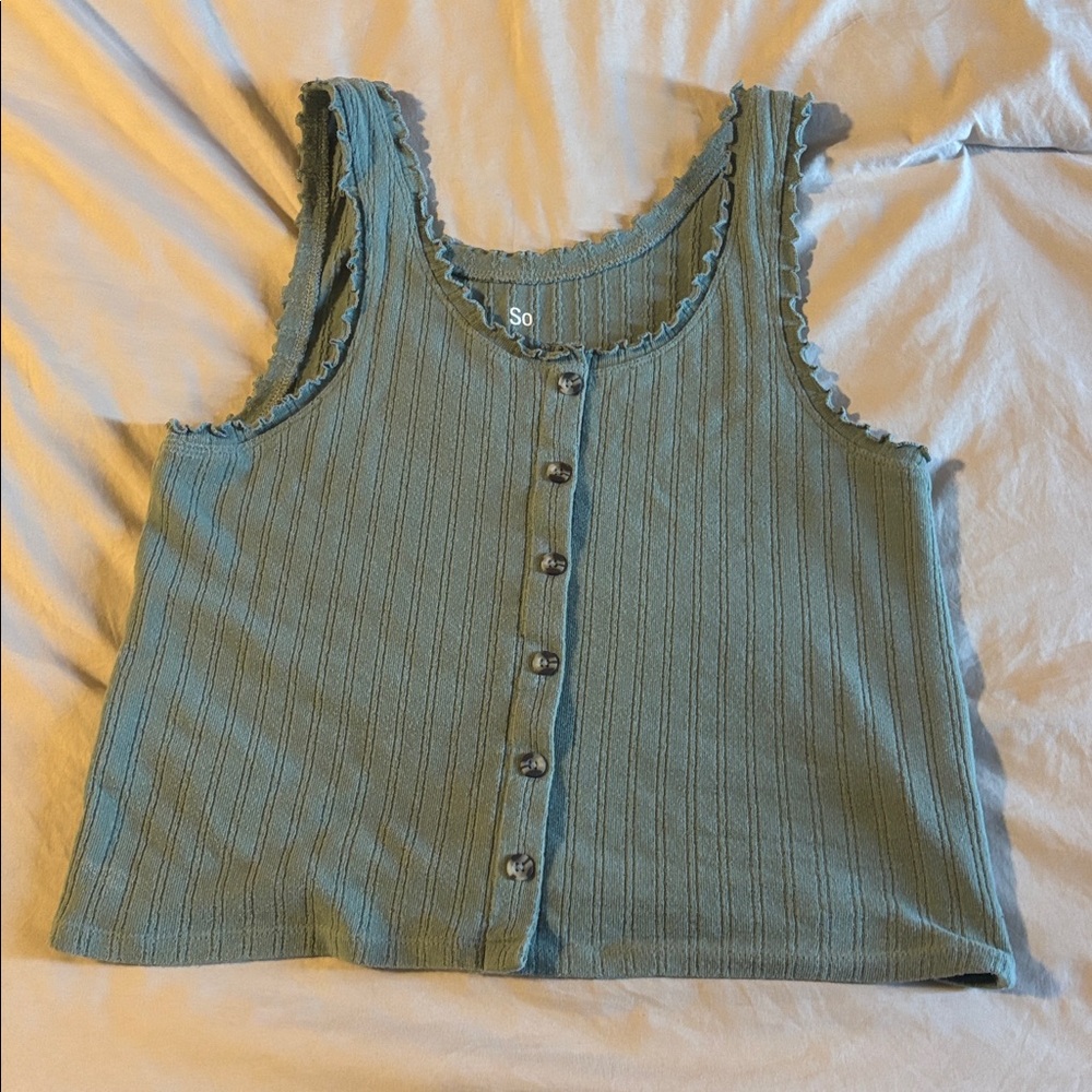 SO Women's Green Tank Top